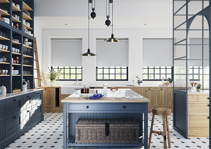 Trinity (Blackout), Silver - Twist&Fit Roller Blind - Image 8